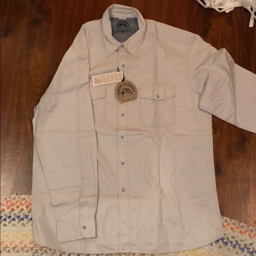 Indian Terrain long sleeve button down